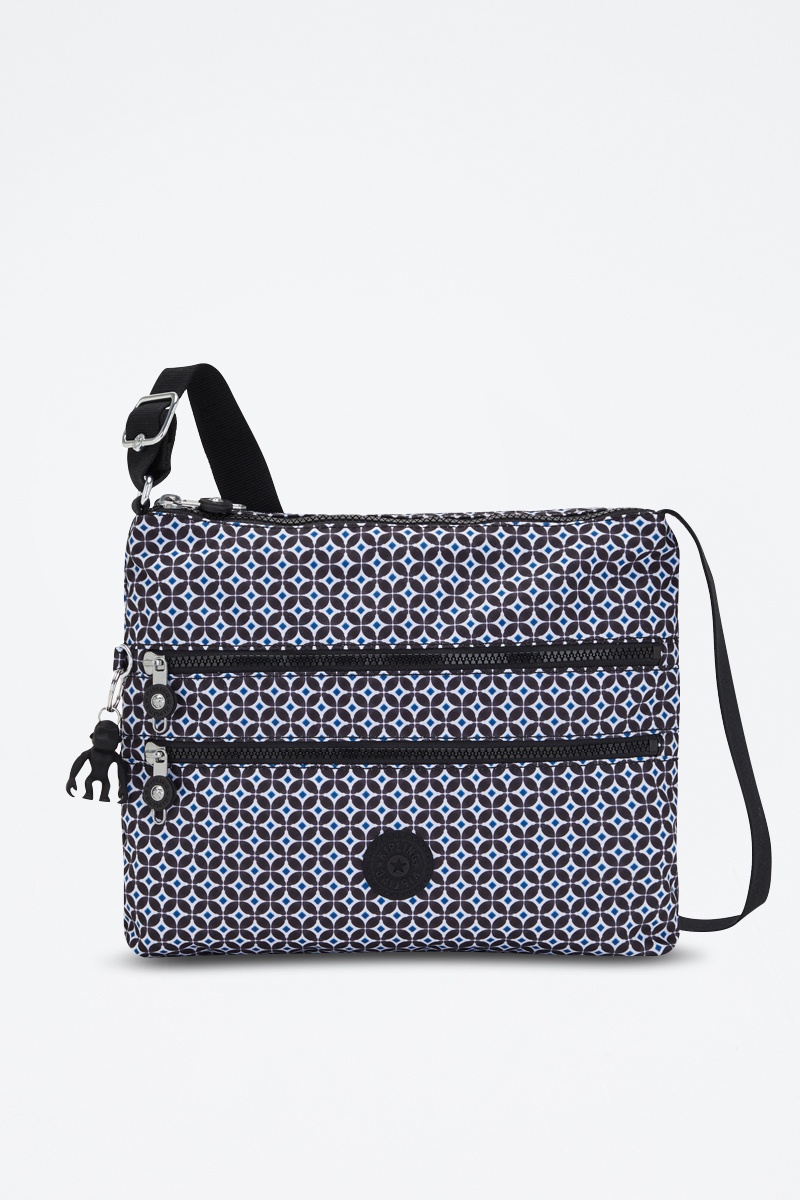 Sac bandoulière Alvar Blanc et anthracite