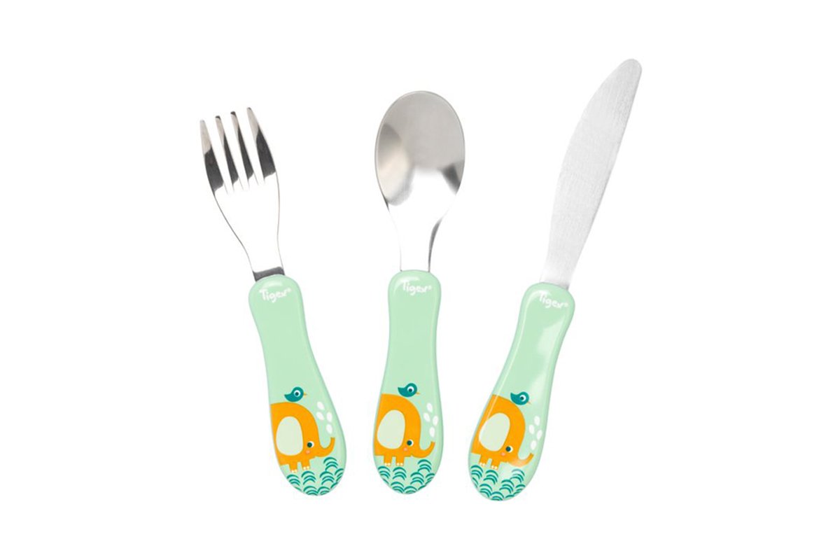 3 couverts en acier inoxydable