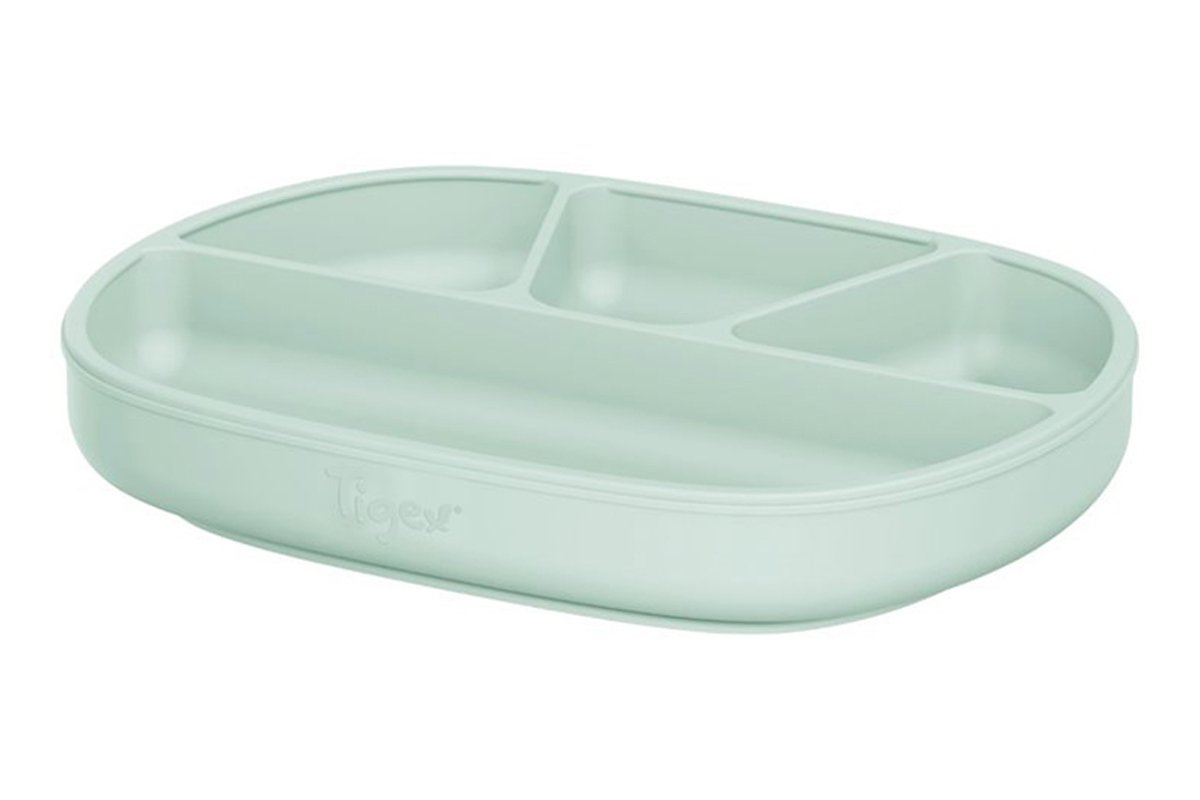 Assiette à compartiments ventouse