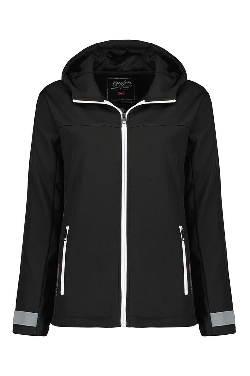 Veste à capuche Softshell Tanyeak Noir
