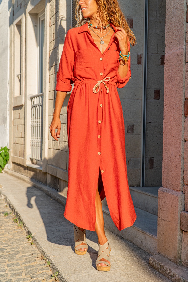 Robe chemise Corail