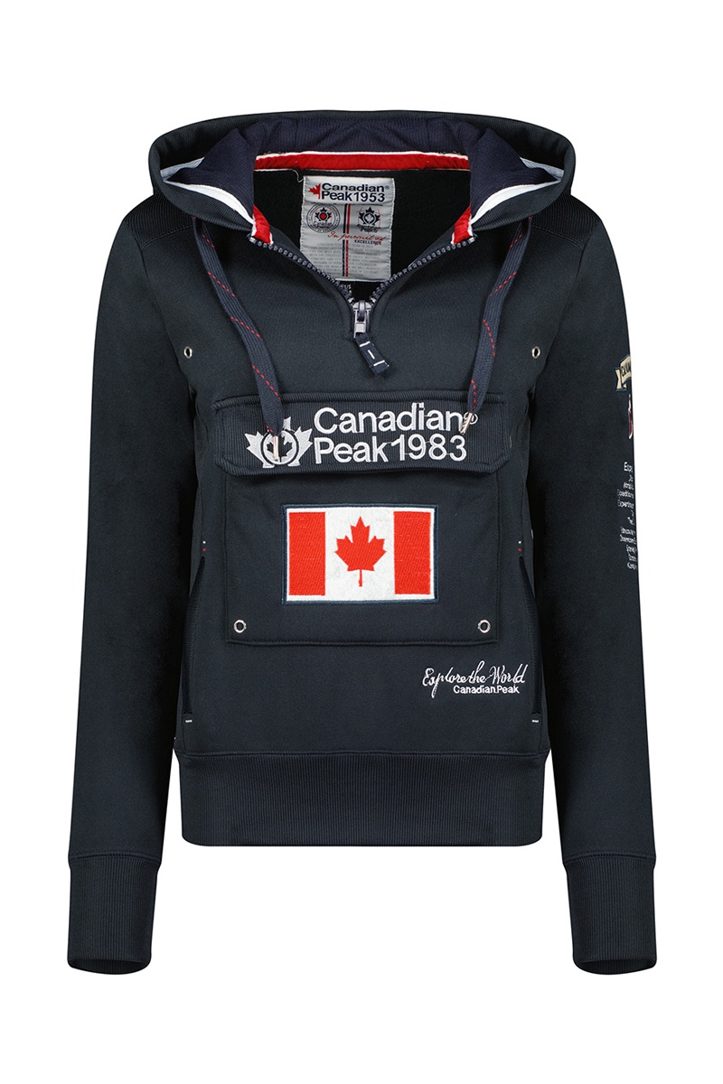 Sweat à capuche Gyrelle Bleu marine