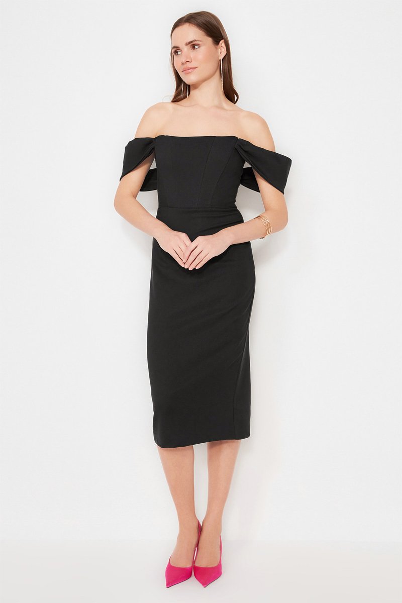 Robe fourreau Noir