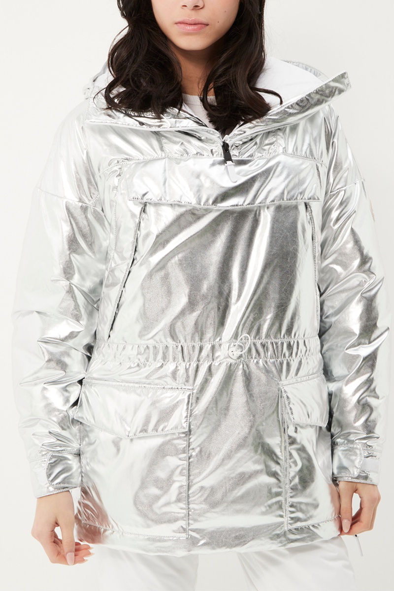 Parka à capuche Skidoo W Sl Metallic - Argenté