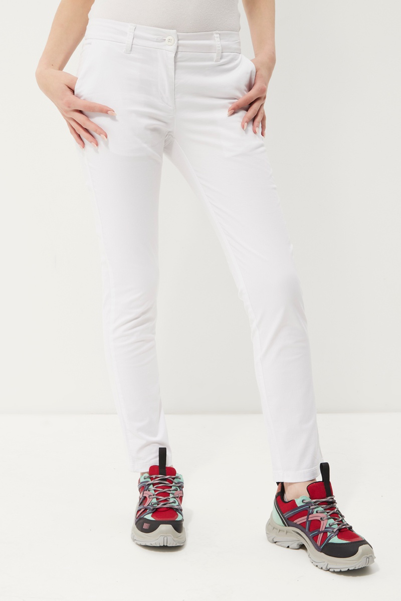Pantalon slim Meridian 1 Blanc