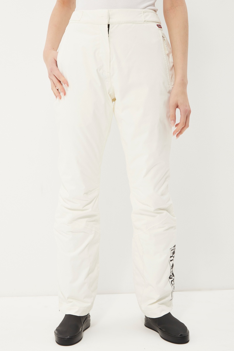 Pantalon de ski taille haute Smur Nader - Ecru