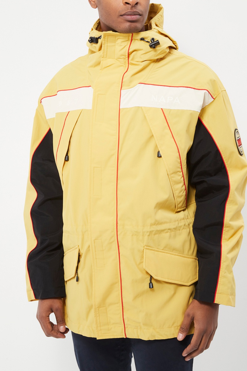 Parka à capuche Epoch Sum 2 Jaune