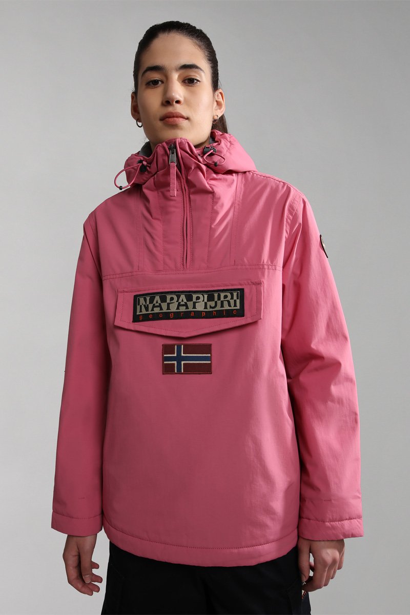 Coupe-vent à capuche Rainforestwint Rose