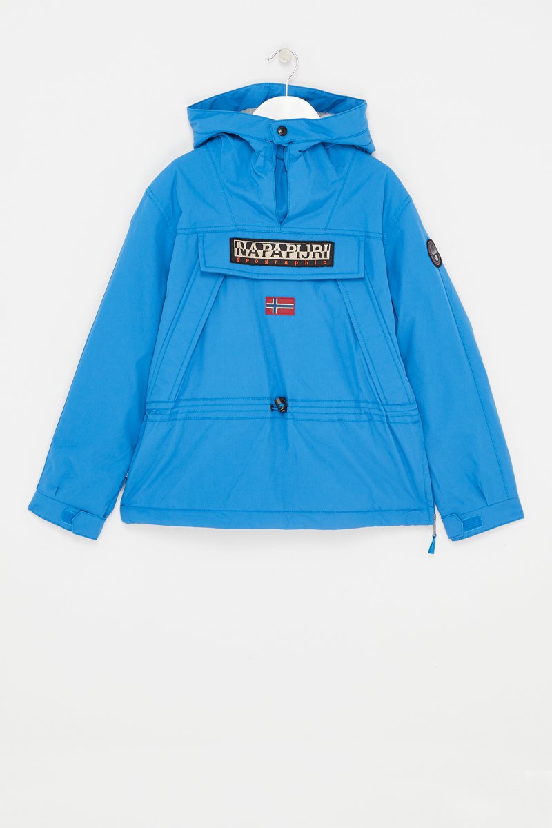 Coupe-vent à capuche Skidoo Bleu électrique