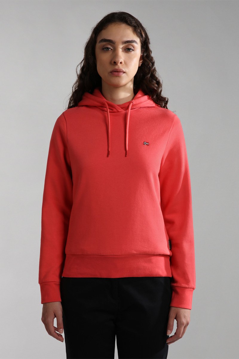 Sweat à capuche Balis Rouge