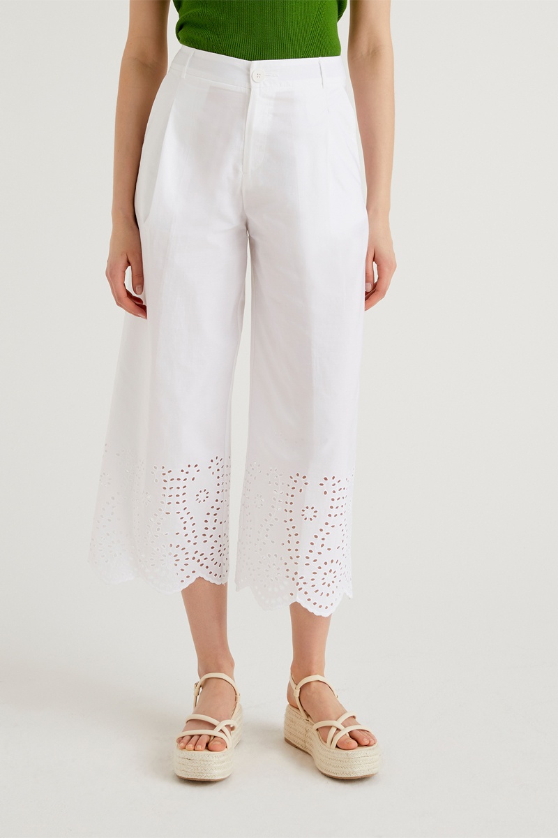 Jupe-culotte Blanc