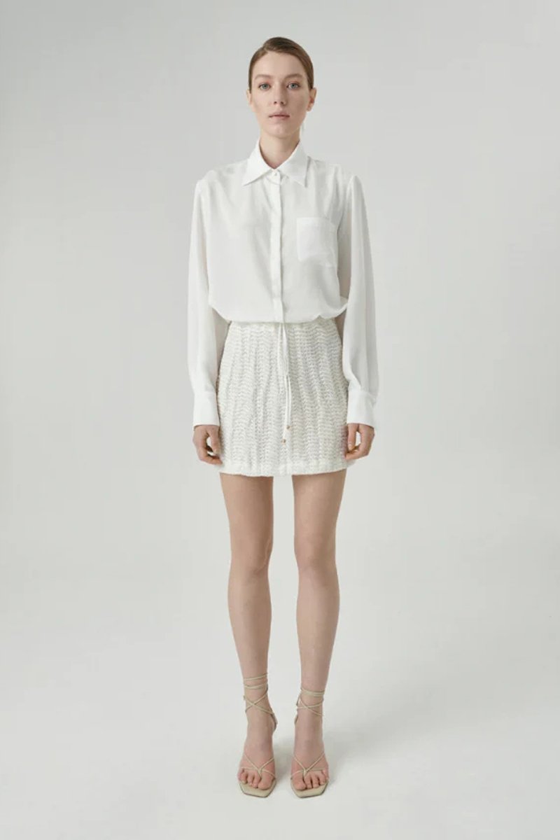 Robe chemise Jane Blanc