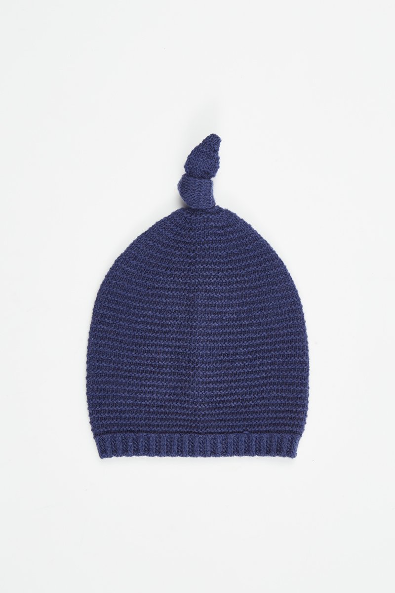 Bonnet en laine Bleu marine