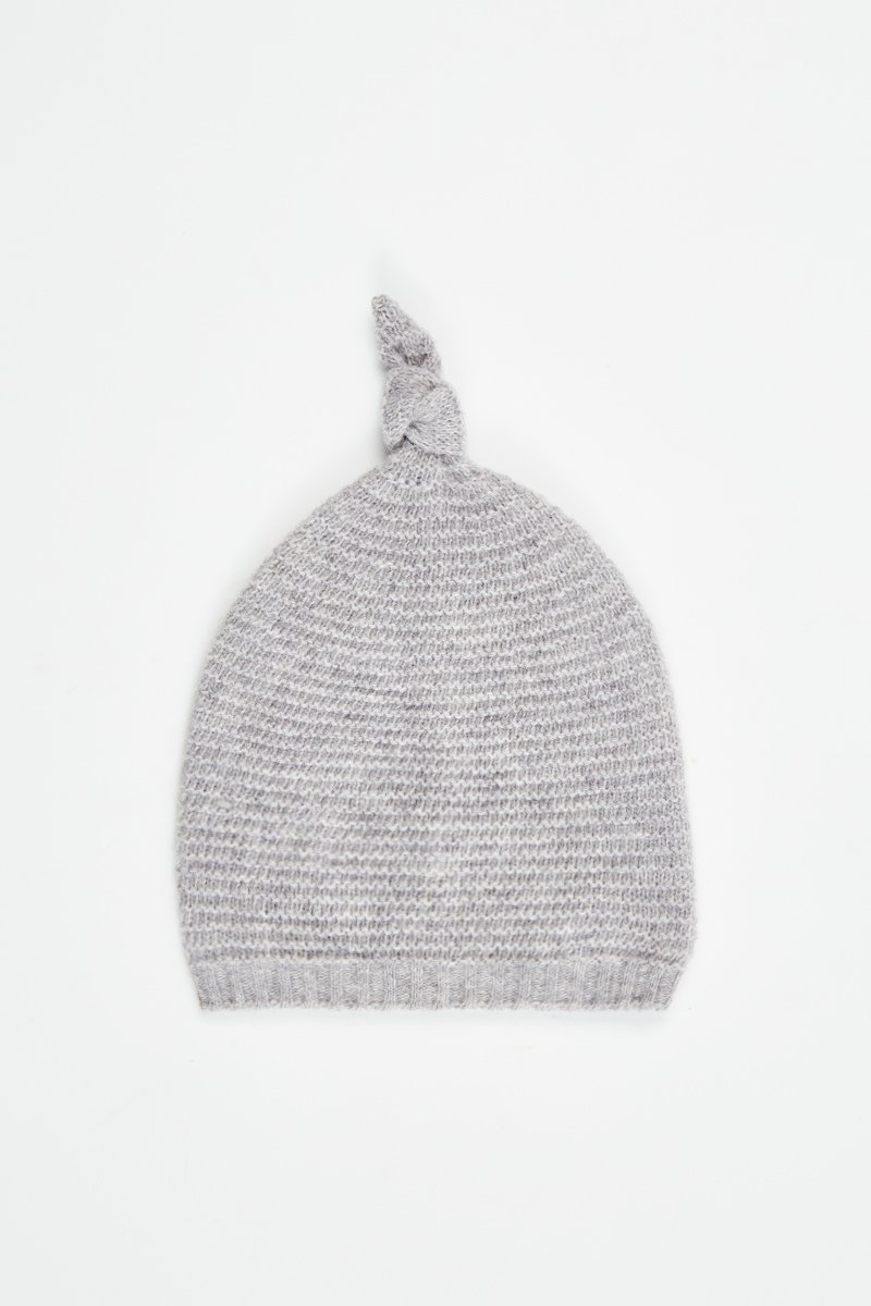 Bonnet en laine Gris chiné