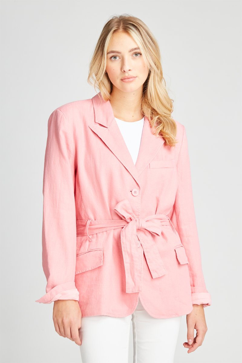 Veste en lin Rose