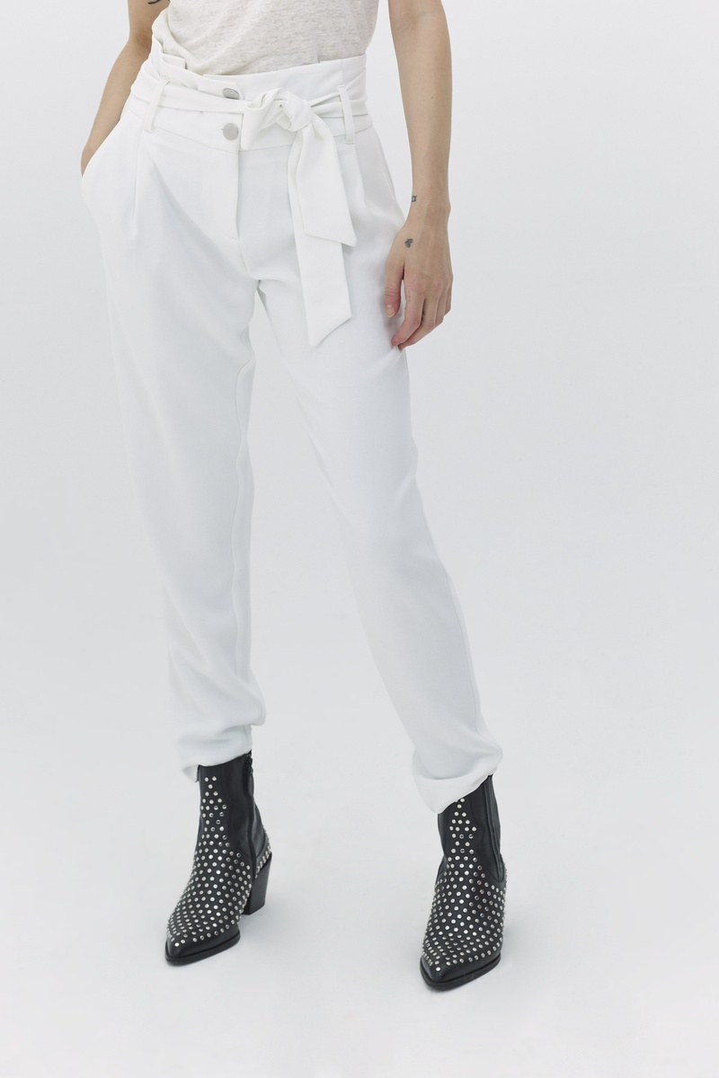 Pantalon droit Blanc - IKKS