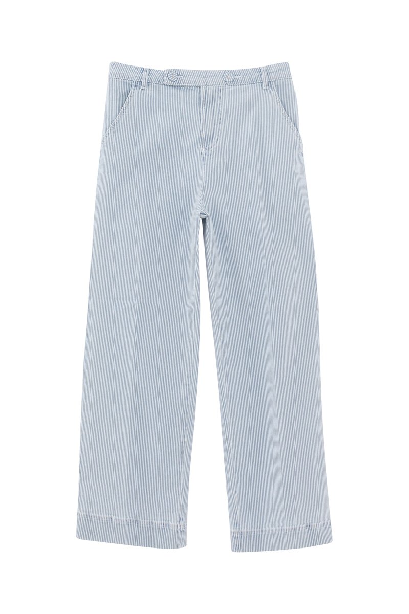 Pantalon wide legs Bleu - I.Code