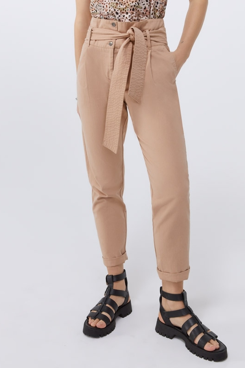 Pantalon cigarette Beige - IKKS
