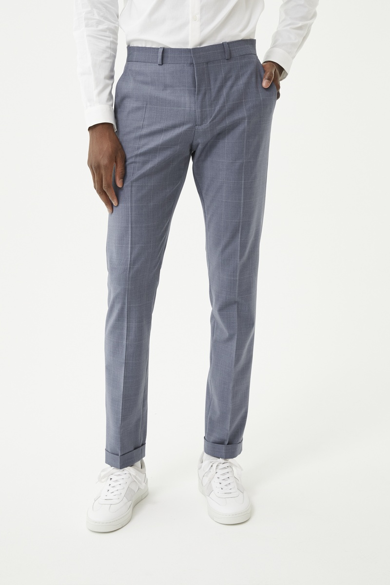 Pantalon de costume en laine Gris - IKKS