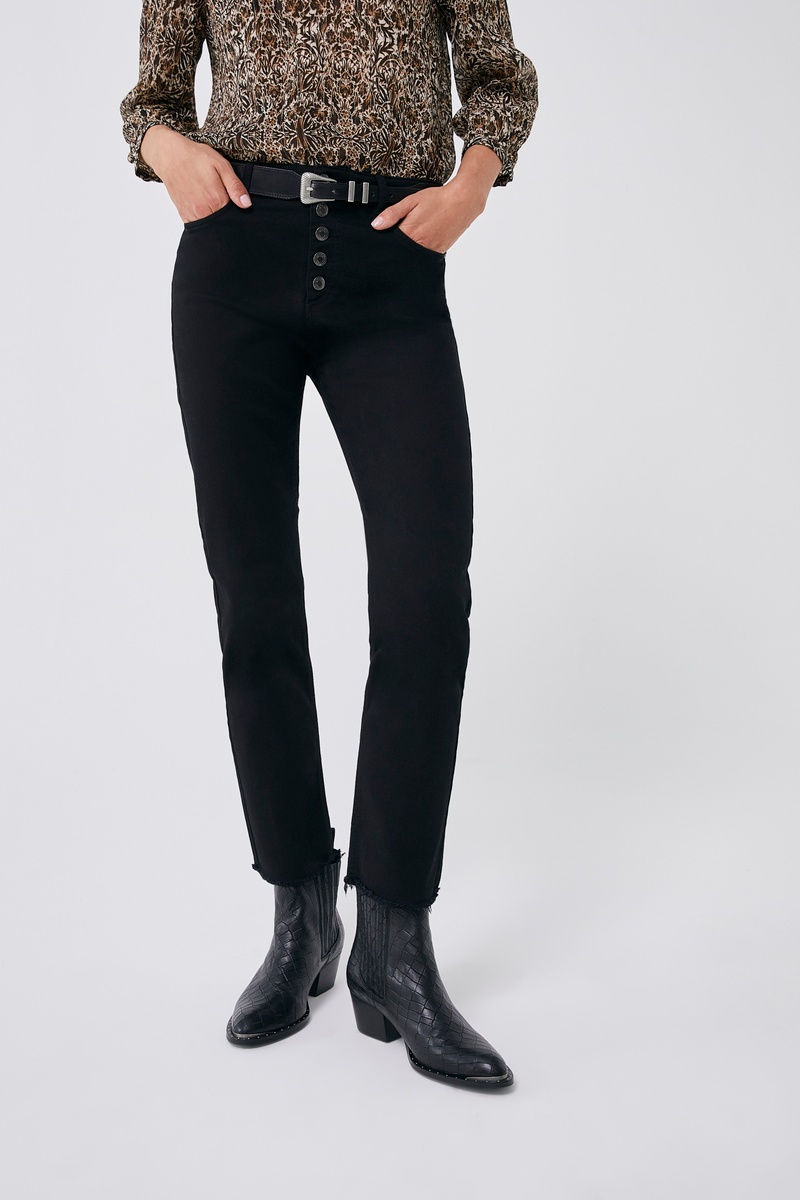 Jean droit Noir - IKKS