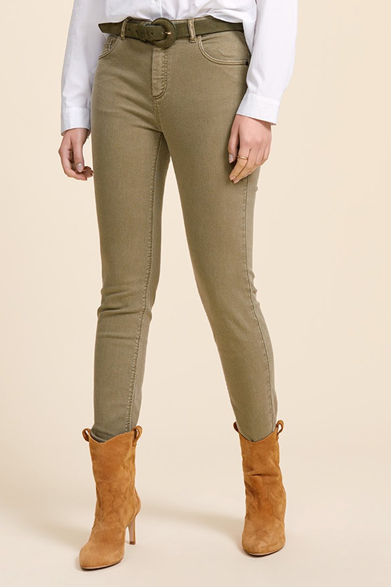 Jean slim Vert olive - One Step
