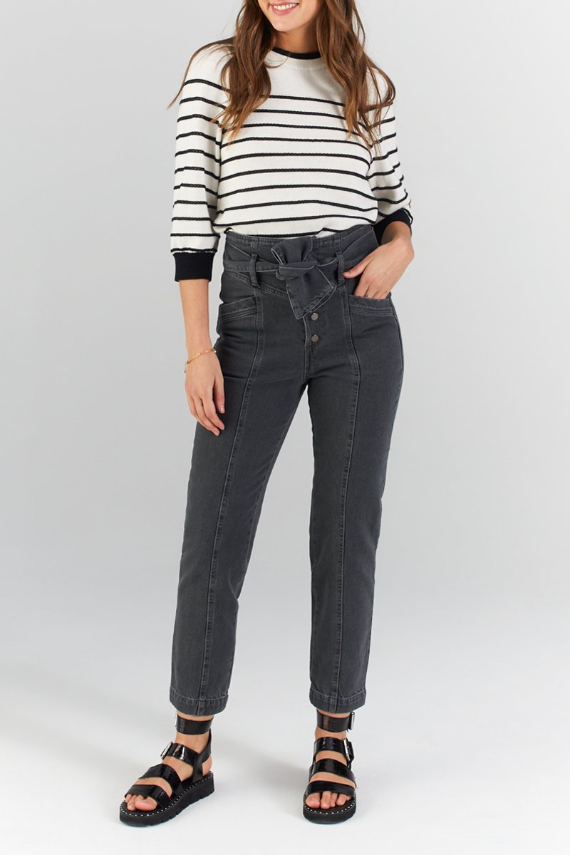 Jean slouchy Gris - I.Code