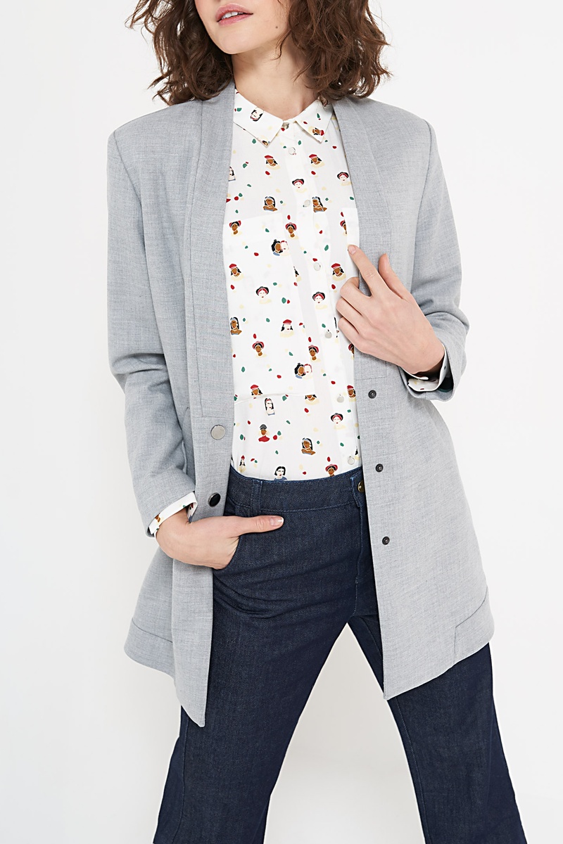 Manteau Gris - I.Code