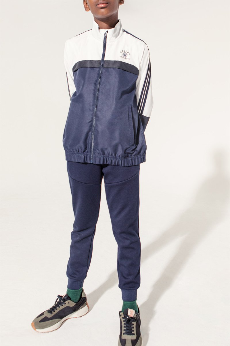 Veste de survêtement Bleu marine et blanc - IKKS Junior