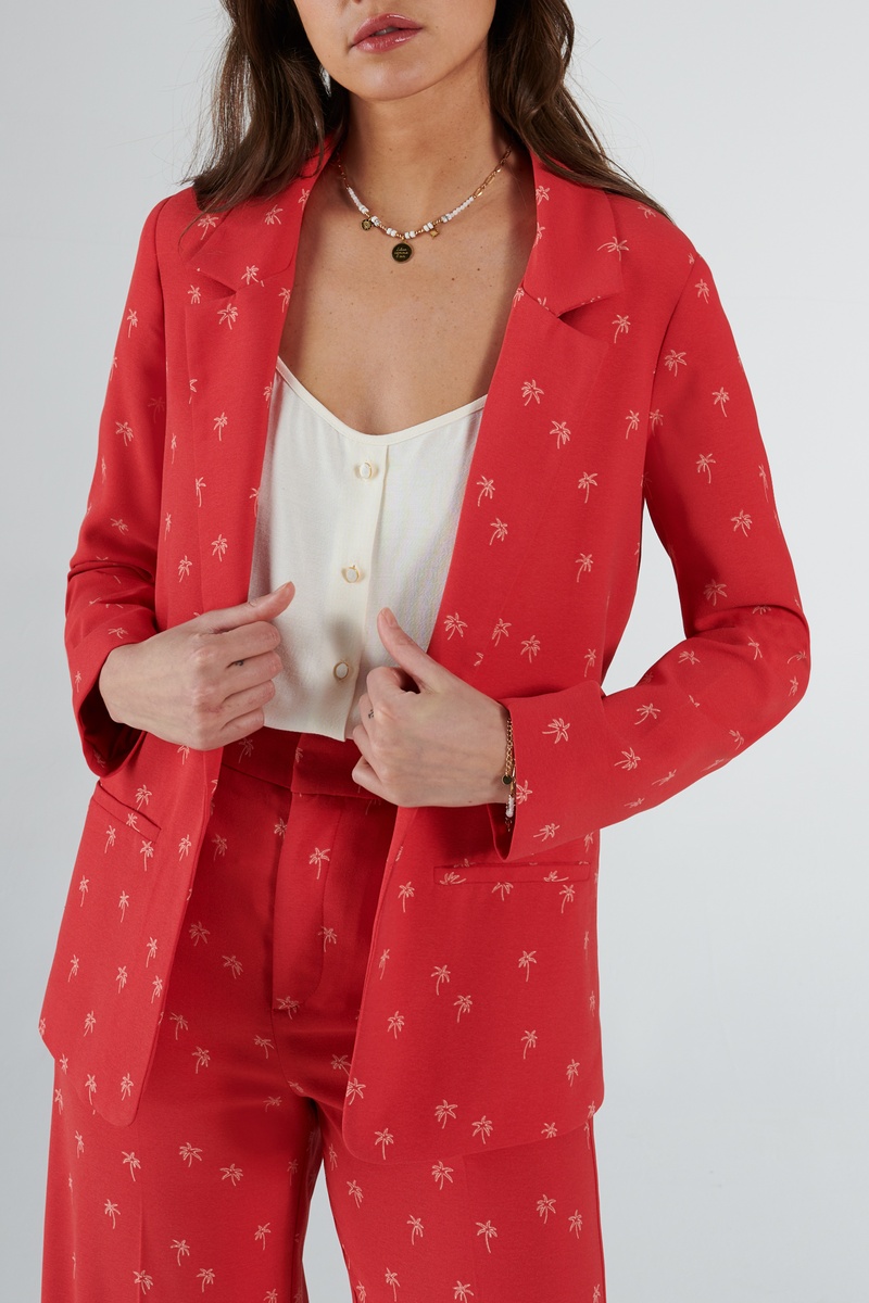 Veste de costume Rouge - I.Code