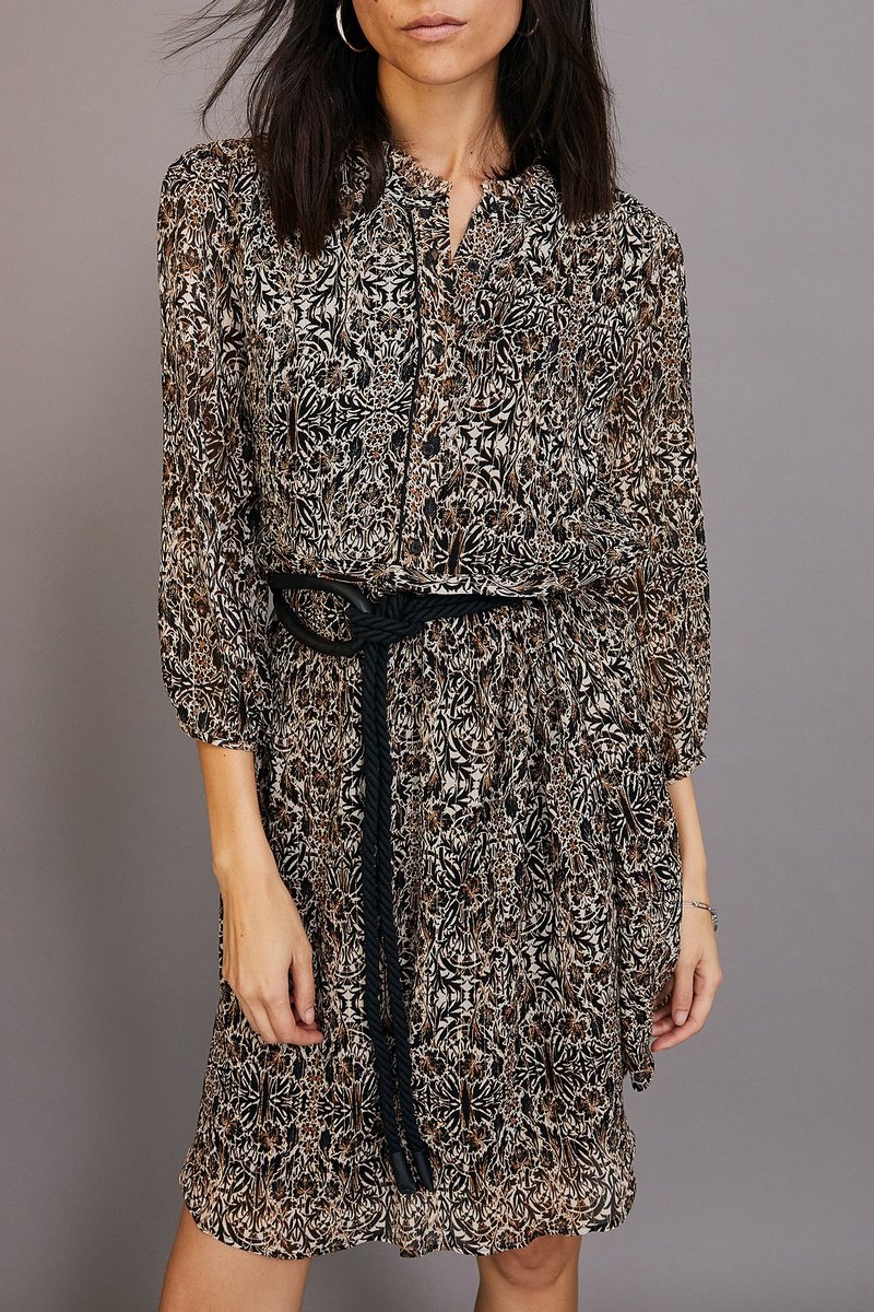 Robe patineuse Noir - IKKS