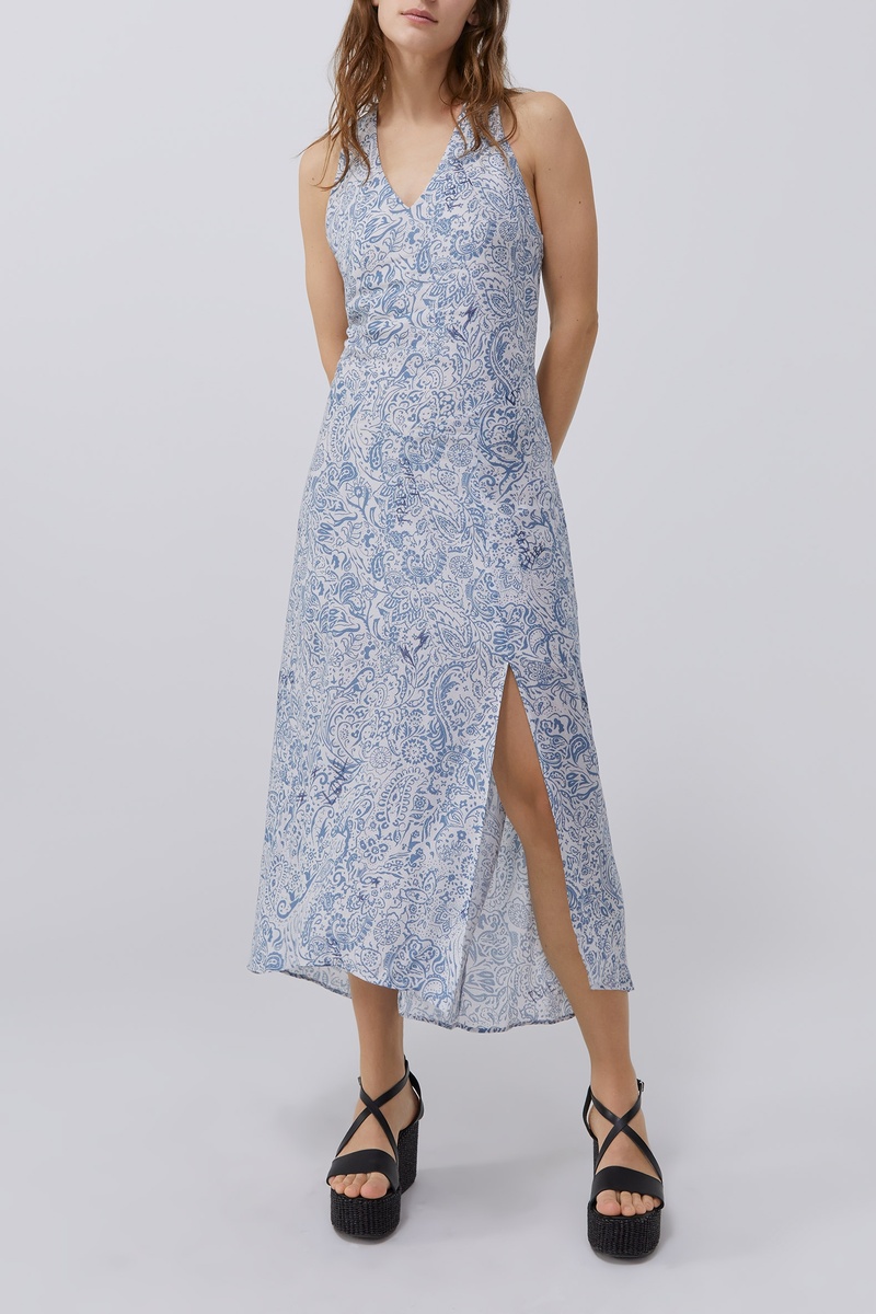 Robe longue Bleu - IKKS