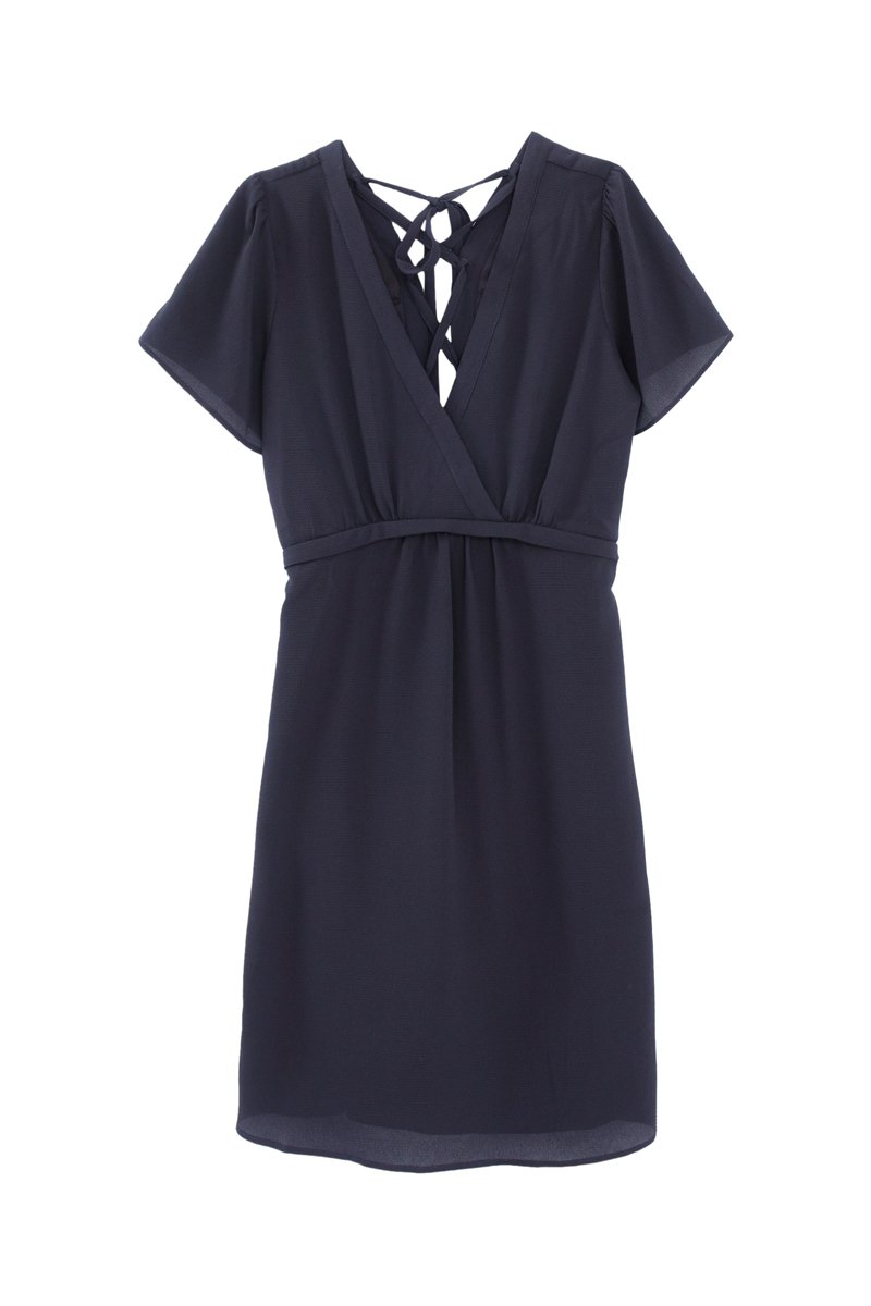 Robe droite Bleu marine - IKKS