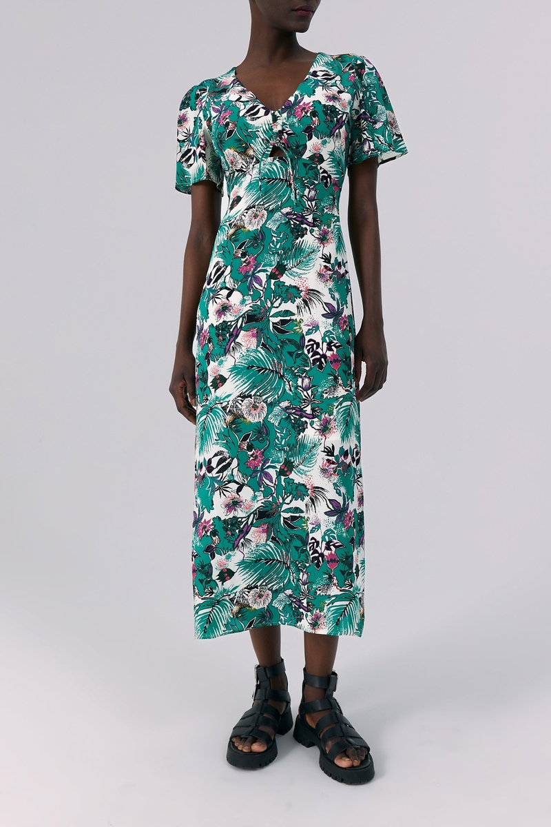 Robe longue Vert - IKKS