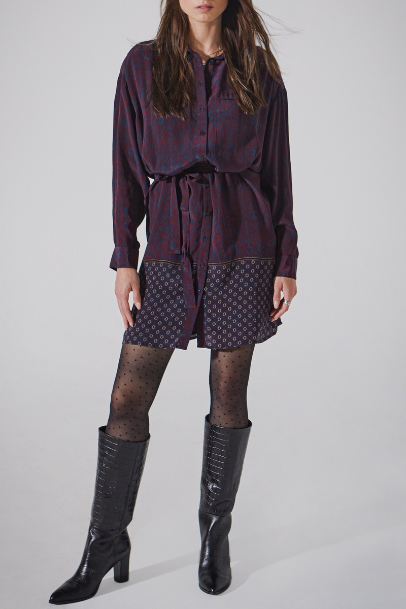 Robe chemise Rouge - IKKS