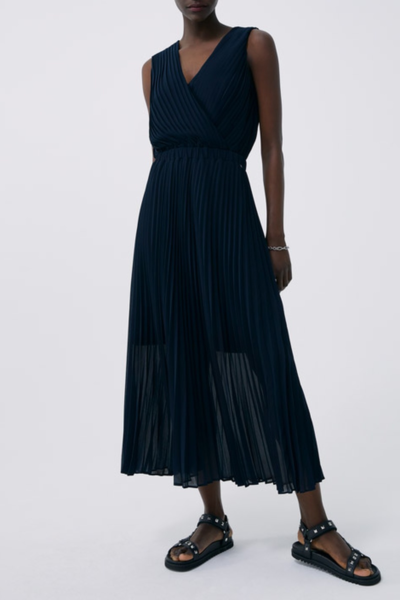 Robe longue Bleu - IKKS