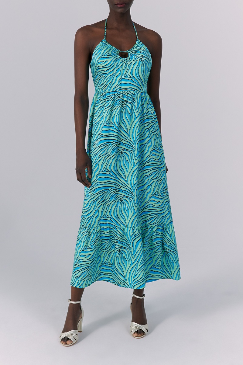 Robe longue Bleu - IKKS