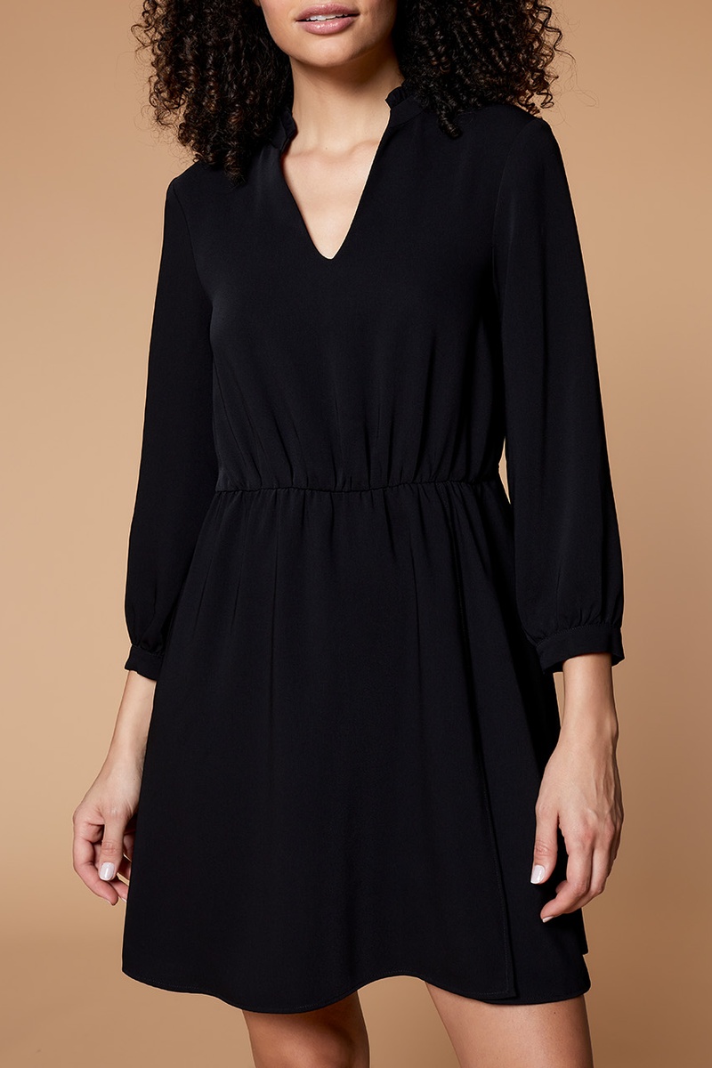 Robe portefeuille Noir - One Step