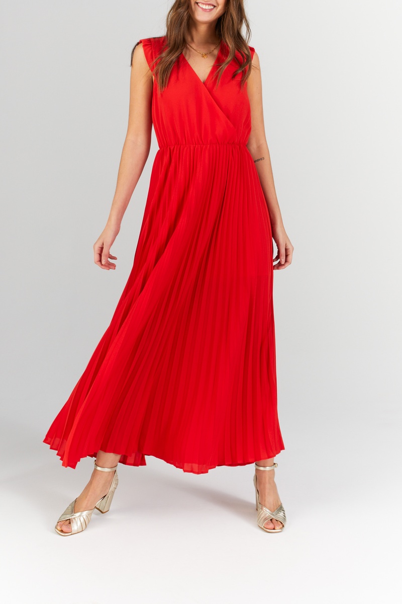 Robe longue Rouge - I.Code