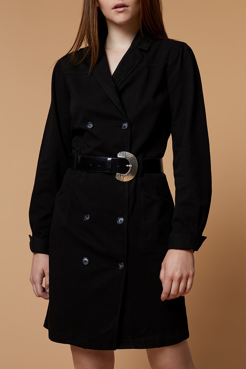 Robe droite Noir - One Step