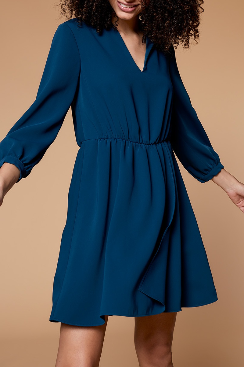 Robe portefeuille Bleu - One Step