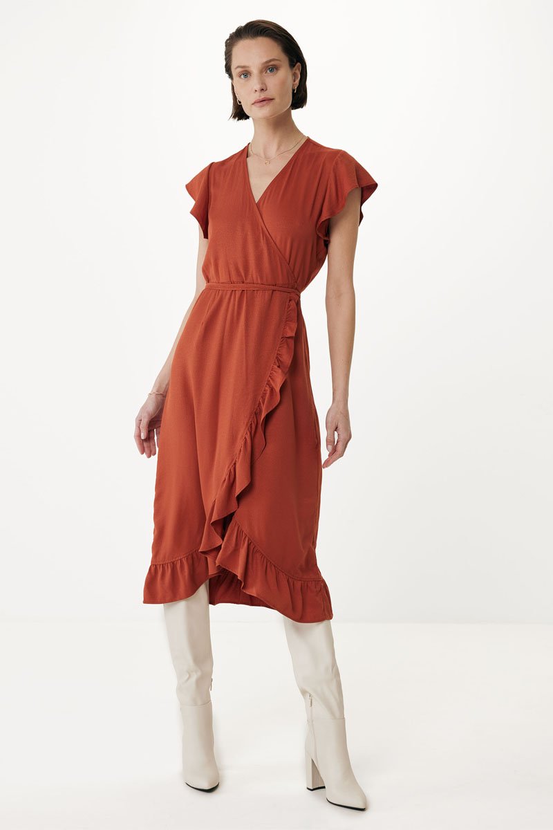 Robe portefeuille Rouille