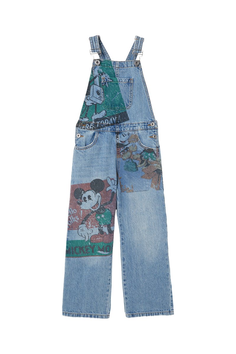 Salopette Mickey Mouse Bleu