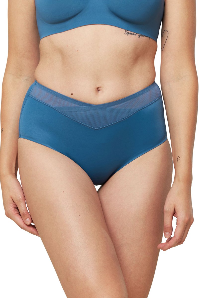 Culotte Taille haute True Shape Sensation Maxi - Bleu