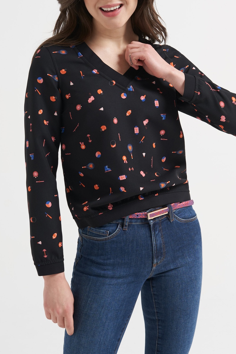 Blouse Noir - I.Code