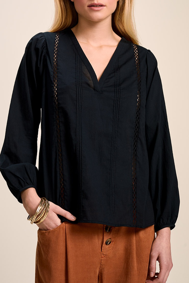 Blouse Noir - One Step