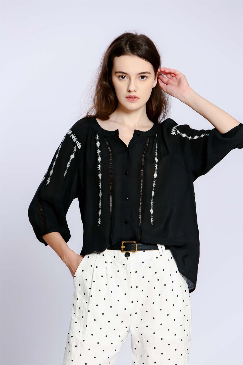 Pantalon en lin - Blanc - 100% lin