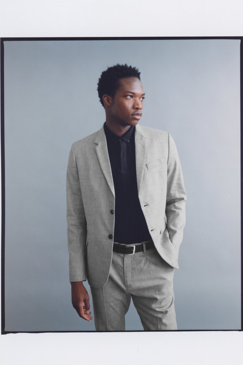 Veste de costume en laine Gris - IKKS