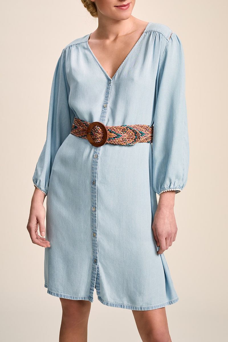 Robe chemise Bleu - One Step
