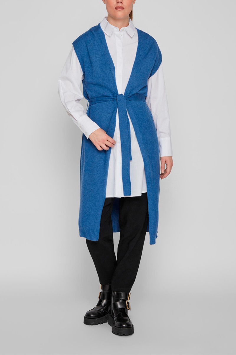 Gilet Bleu foncé