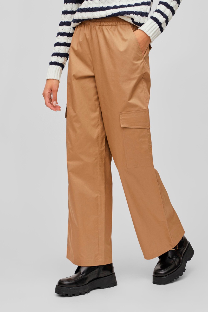 Pantalon cargo Beige